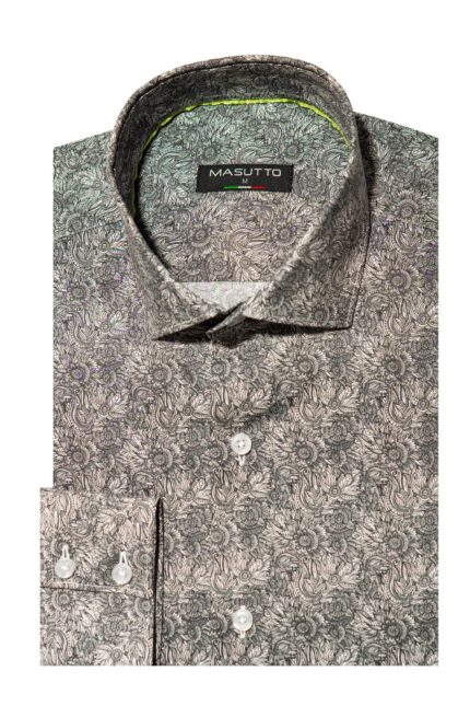 Masutto Shirt | AUSTIN-18 SLEEVE BUTTON DOWN SHIRT