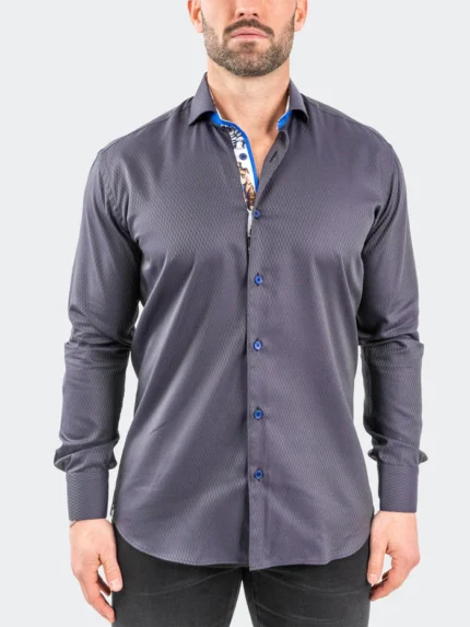 Maceoo Stretch Shirt | Einstein JacqXavier Purple